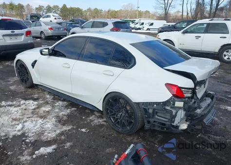 2024 BMW M3 Competition xDrive z USA, uszkodzony, nr VIN WBS43AY05RFR70349